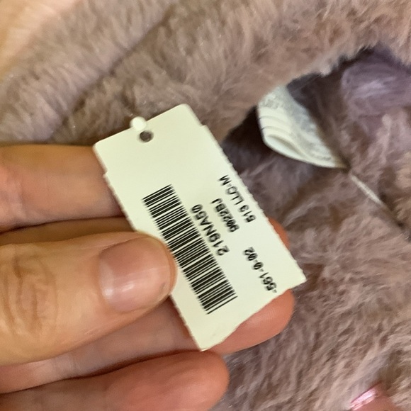 NWT La Vie En Rose plush slide on slippers - Picture 7 of 11